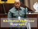 Khomotso Phahlane Biography